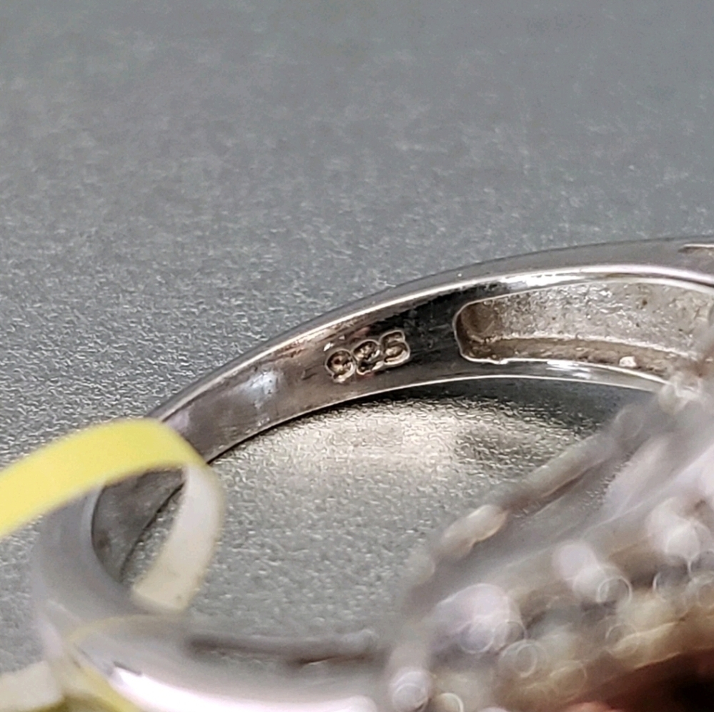 Hold For HH! 3 Color Change GenuineAlexite And Topaz Designer Ring - Picture 12 of 14